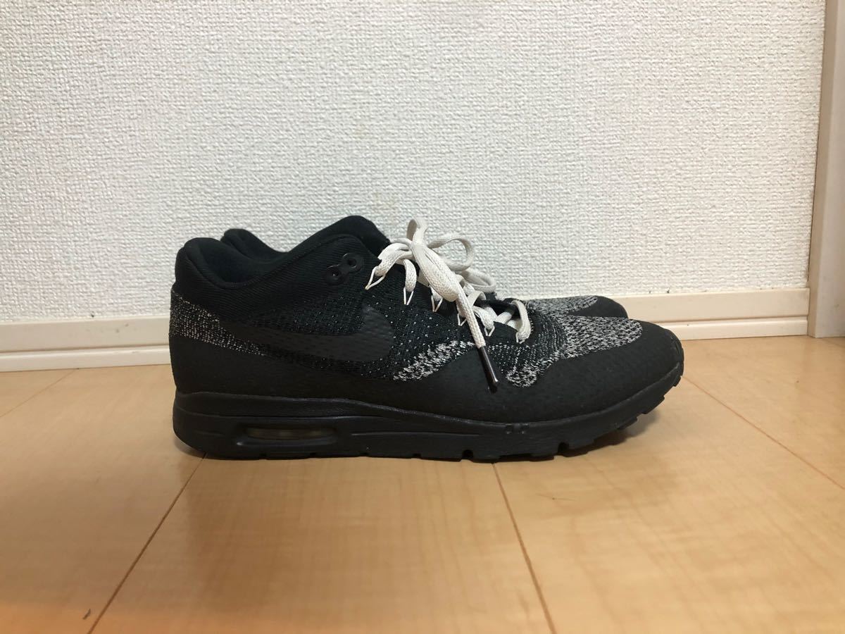 28.5cm NIKE WMNS AIR MAX 1 ULTRA FLYKNIT BLACK ウルトラ フライ 