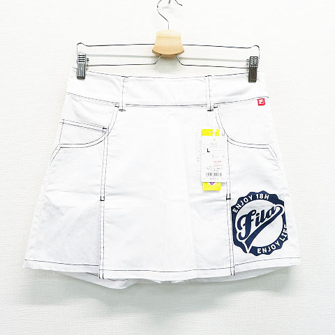 お買い得，新作 FILA GOLF フィラゴルフ インナー付スカート ホワイト系 L 240001316041 ゴルフウェア レディース(スカート)｜売買されたオークション情報、yahooの商品情報をアーカイブ公開 - オークファン スカート