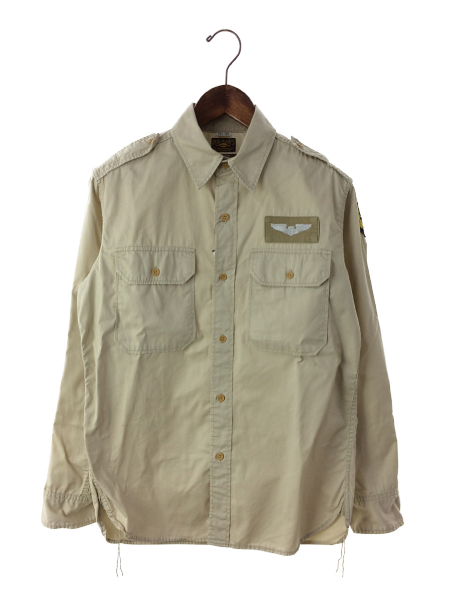 【数量限定，本物保証】 REAL McCoyS ARMY OFFICERS SHIRT/長袖シャツ/15 1/2 33/コットン/CRM(Lサイズ)｜売買されたオークション情報、yahooの商品情報をアーカイブ公開 - オークファン Lサイズ