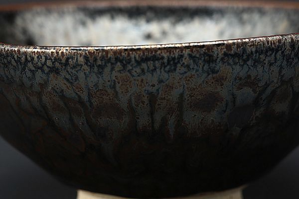 R03869/71 木村盛和 油滴 窯変 天目 茶碗 【公式通販】