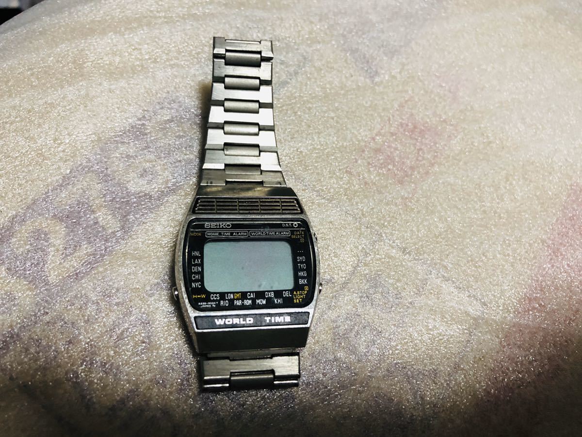 2026年最新Yahoo!オークション SEIKO 動作未確認 ワールドタイム SEIKO 