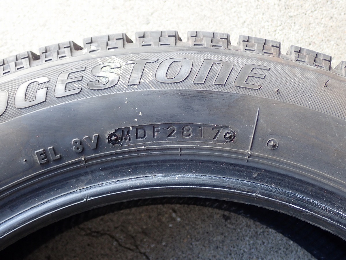 YZ9260【送料無料155/65R14】4本 ブリヂストン ブリザック VRX 中古スタッドレスタイヤ