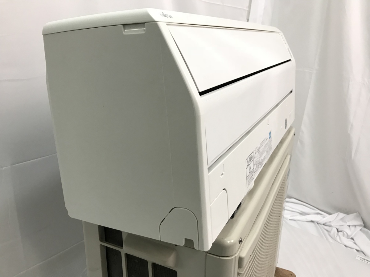 富士通ゼネラル　nocria　ルームエアコン　2.2kW 　AS-C22G-W　2017年製　暖房器具　【美品】リモコン無し　1円～！T12036N