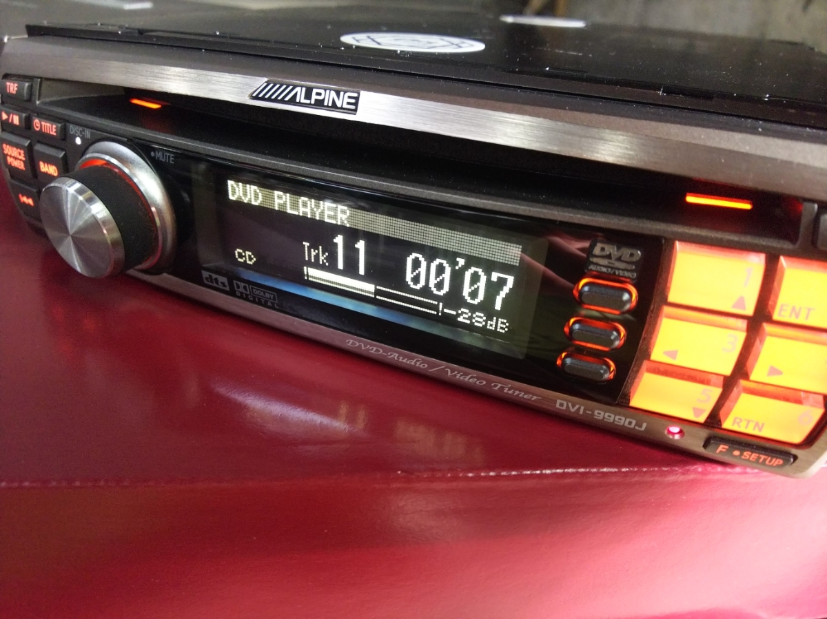 ALPINE F#1Status DVI-9990J 実動確認済 ALPINE アルパイン DVI-9990J 