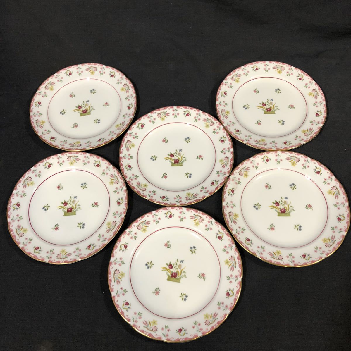 一 番 安い 特売 【瑞】ウェッジウッドWEDGWOOD BIANCA プレート6枚