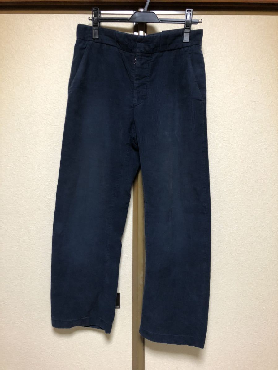maison martin margiela アナトミック パンツ 46 コーデュロイ navy 