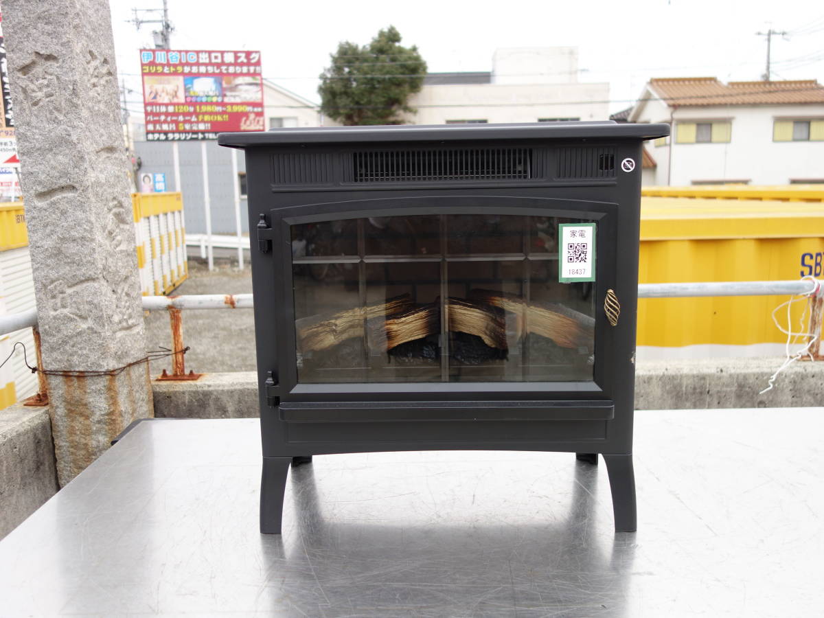 店舗限定限定あり 【中古】M▽QVCジャパン 電気温風機 暖炉型ファン