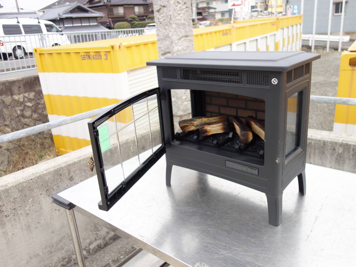 店舗限定限定あり 【中古】M▽QVCジャパン 電気温風機 暖炉型ファン
