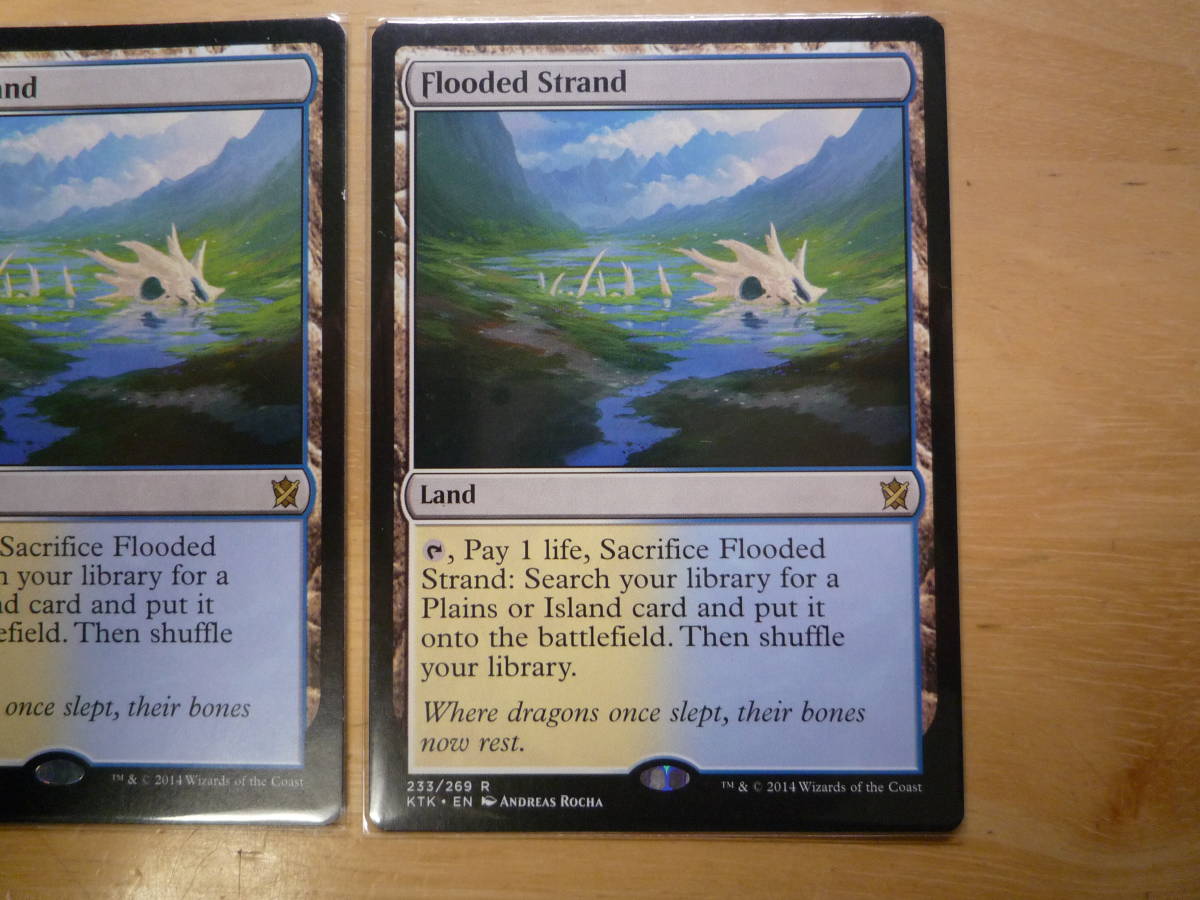 溢れかえる岸辺⁄Flooded 【MTG】【JP】溢れかえる岸辺［KTK］4枚セット