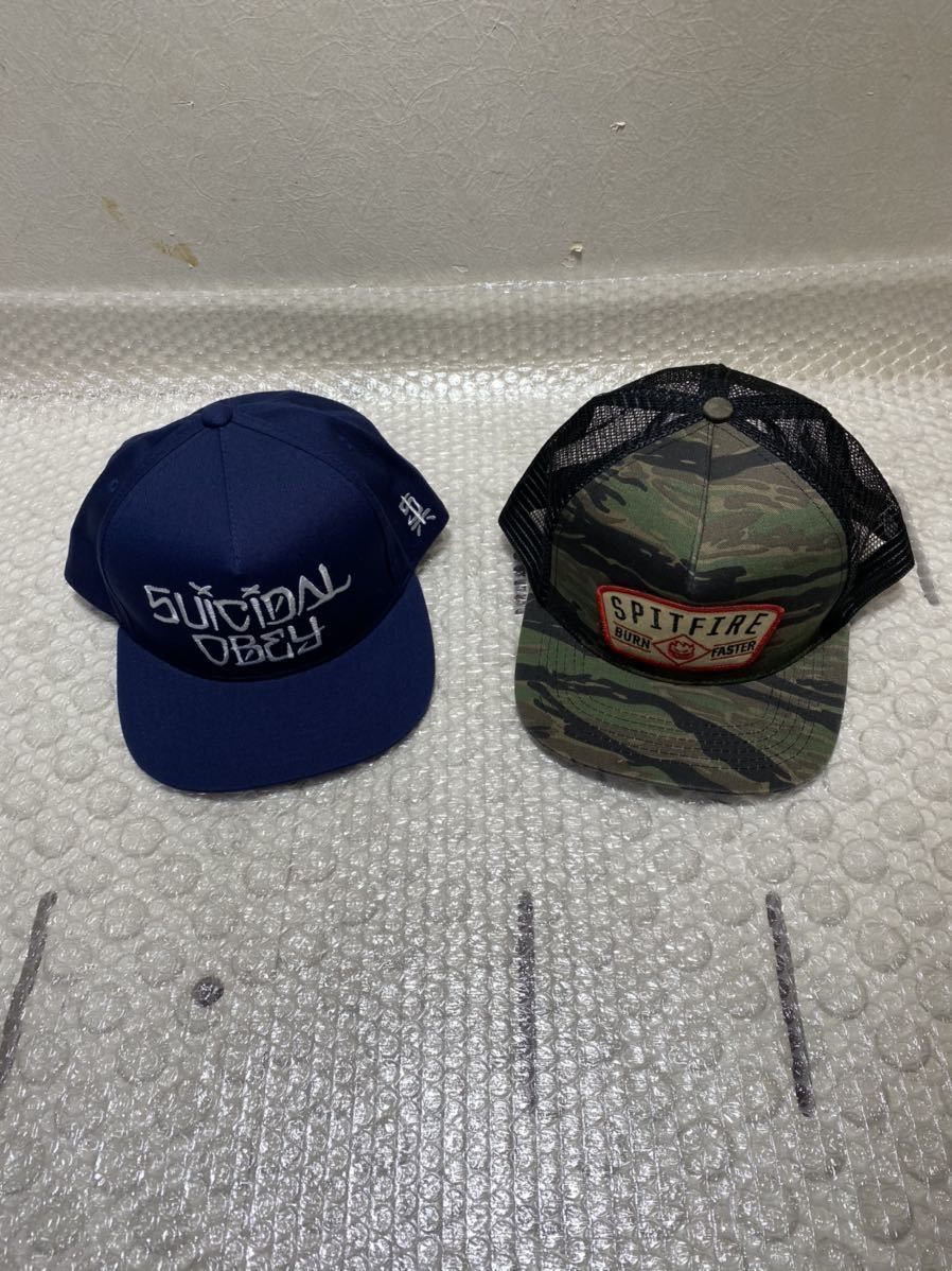 OBEY × SUICIDAL SPITFIRE CAP 2ケ　スピットファイア　スイサイダル　オベイ　スナップバック　キャップ　 \u2013 OBEY | denim 0 Kangol
