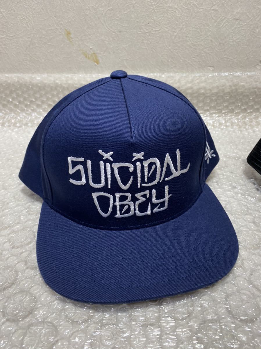 OBEY × SUICIDAL SPITFIRE CAP 2ケ　スピットファイア　スイサイダル　オベイ　スナップバック　キャップ　 \u2013 OBEY | denim 0 Kangol