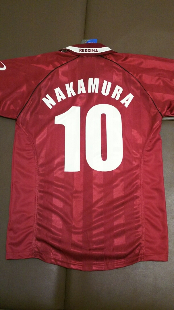 中村俊輔 レッジーナ ユニフォーム アシックス Mサイズ 新品未使用