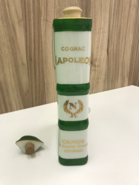 ナポレオン ブック カミュ コニャック ブランデー 白×緑 □オールド