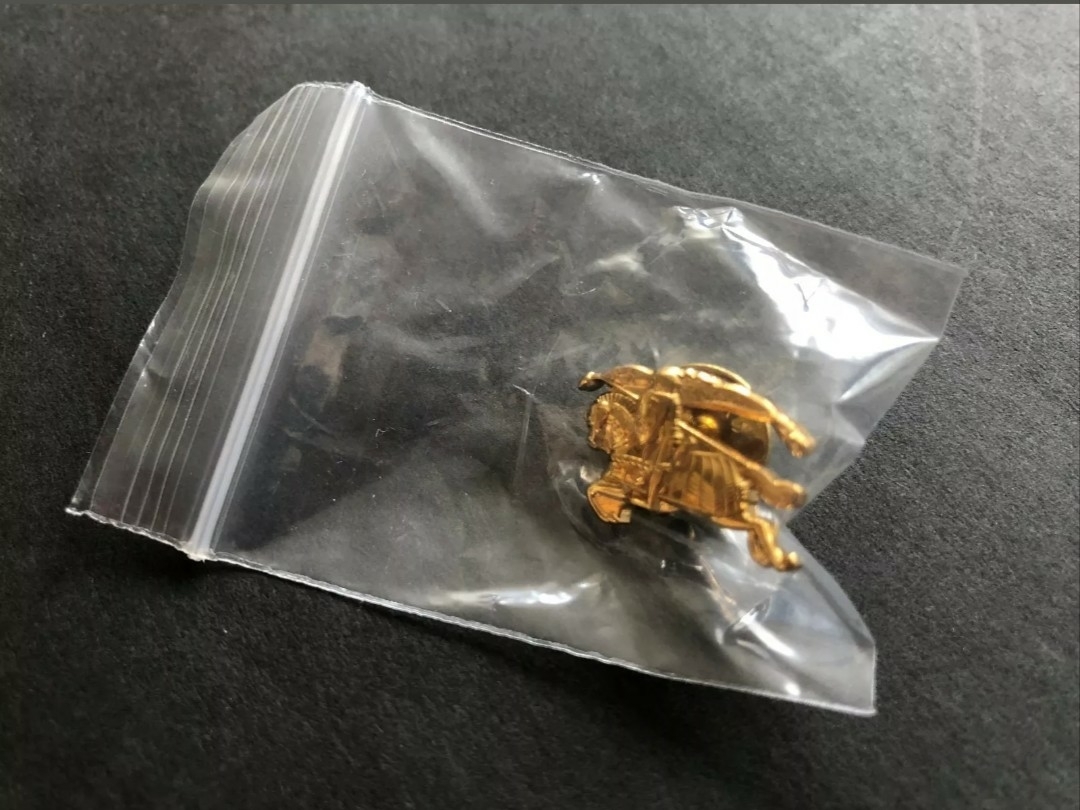 新品未使用 希少 レア バーバリー burberry ゴールド 金  