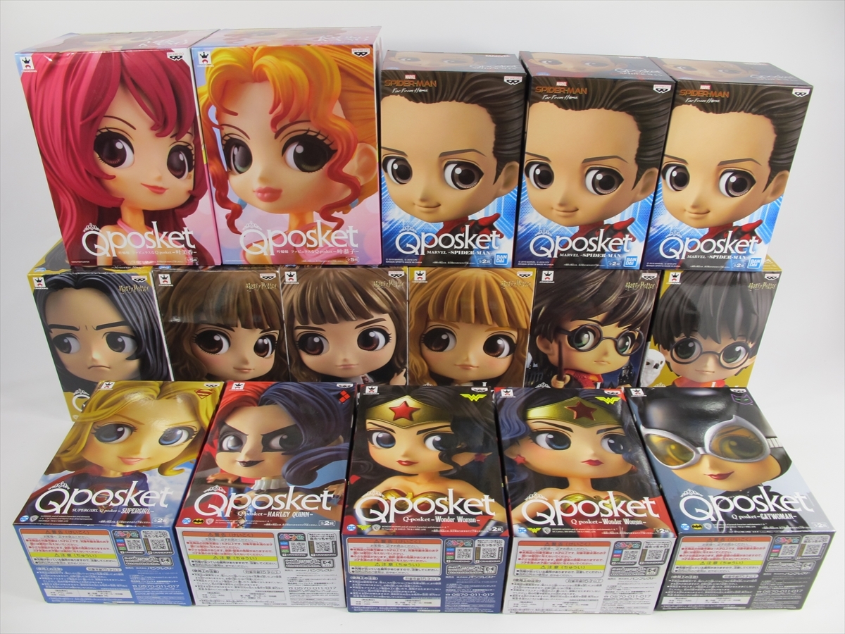 Qposket ハリー ポッター 洋画 叶姉妹 等16体セットスパイダーマン キャット ウーマン スーパーガール 等 Q Posket ｆ11 ディズニー 売買されたオークション情報 Yahooの商品情報をアーカイブ公開 オークファン Aucfan Com