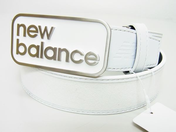 低価，100%新品 1円 new balance ニューバランス スクエアロゴバックルマッドスエードベルト 012-7282001 ホワイト白 本物保証 店頭 入手困難(その他)｜売買されたオークション情報、yahooの商品情報をアーカイブ ベルト