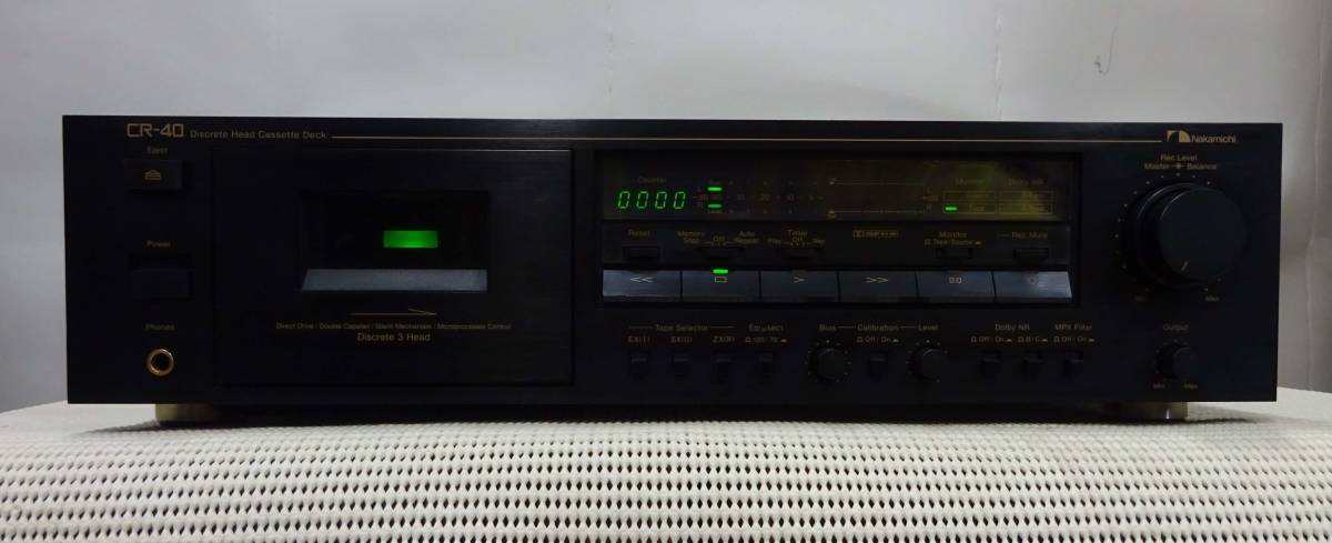 【A167】NAKAMICHI　カセットデッキ　CR-40_1