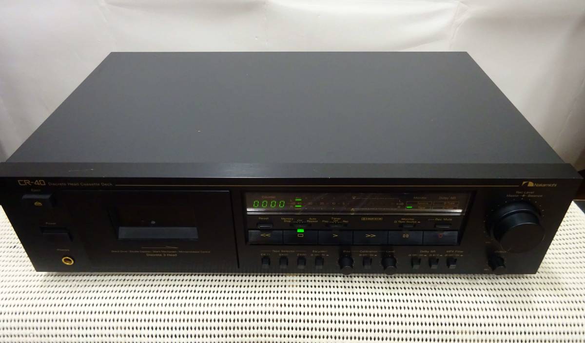 【A167】NAKAMICHI　カセットデッキ　CR-40_5