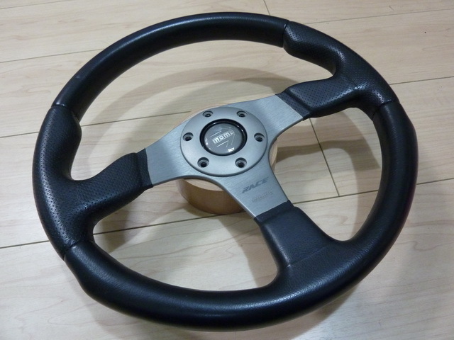 レース RACE MOMO モモ ハンドル ステアリング レザーステアリング Φ 0