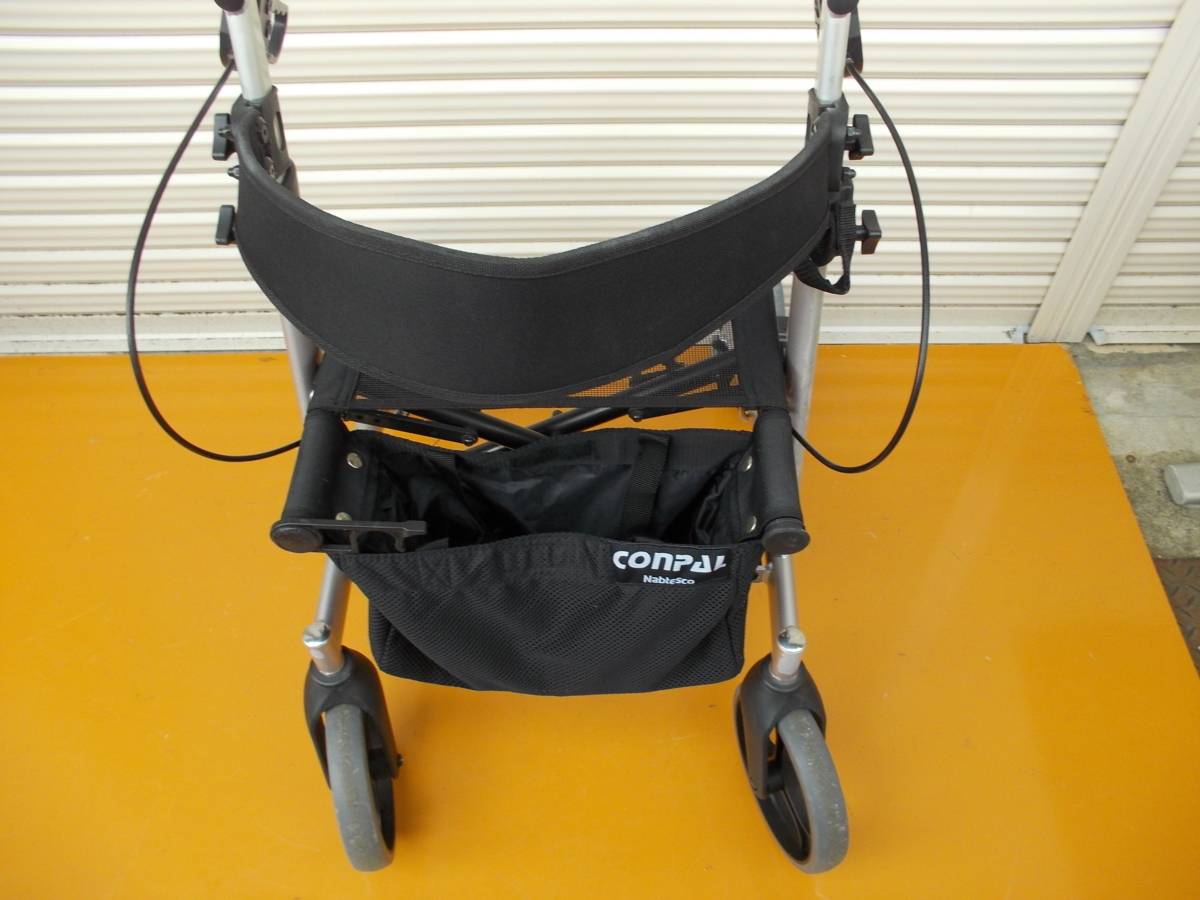 ナブテスコ CONPAL 抑速ブレーキ付き歩行車 歩行器 シルバーカー ①