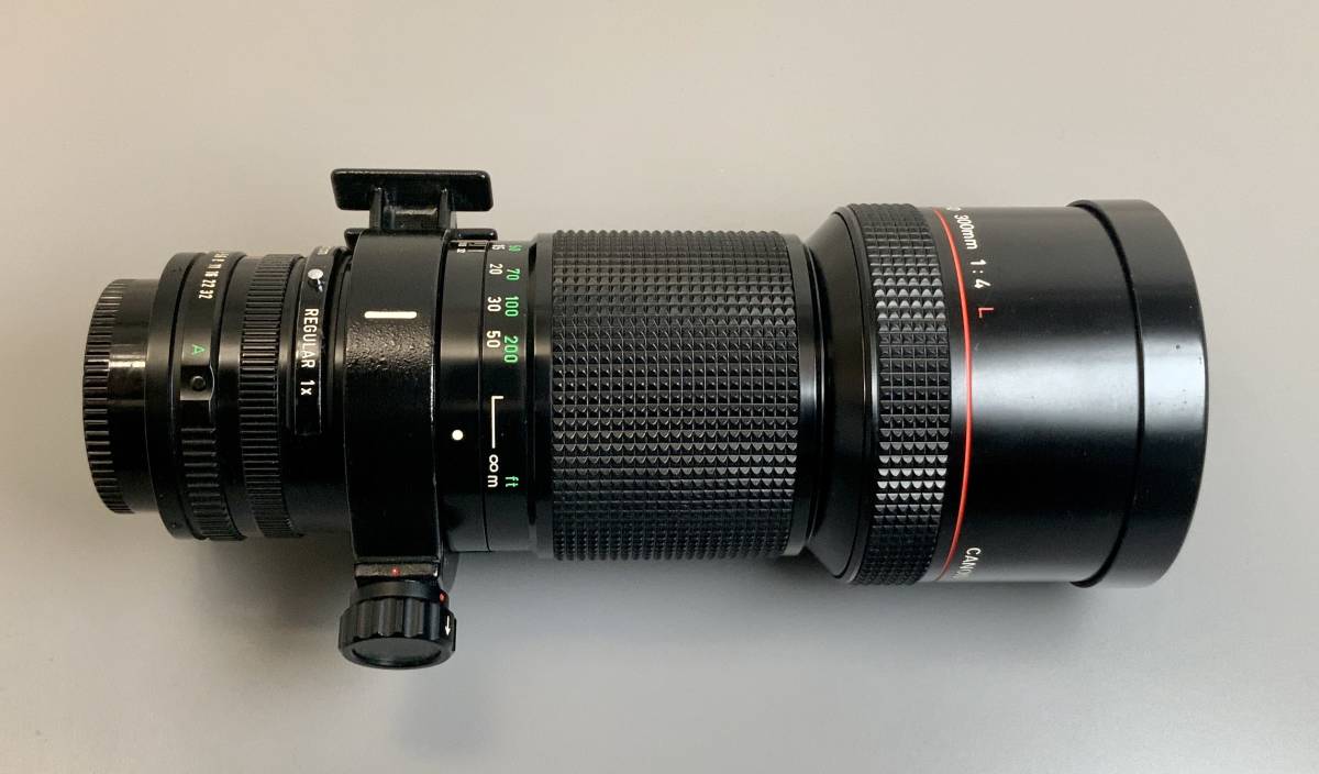 外観良品】CANON キヤノン NEW FD 300mm F4 L ◇単焦点 望遠レンズ