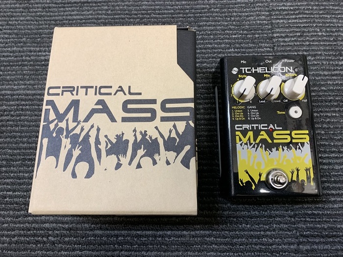 美品 TC Helicon ボーカルエフェクター Critical Mass TC HELICON |