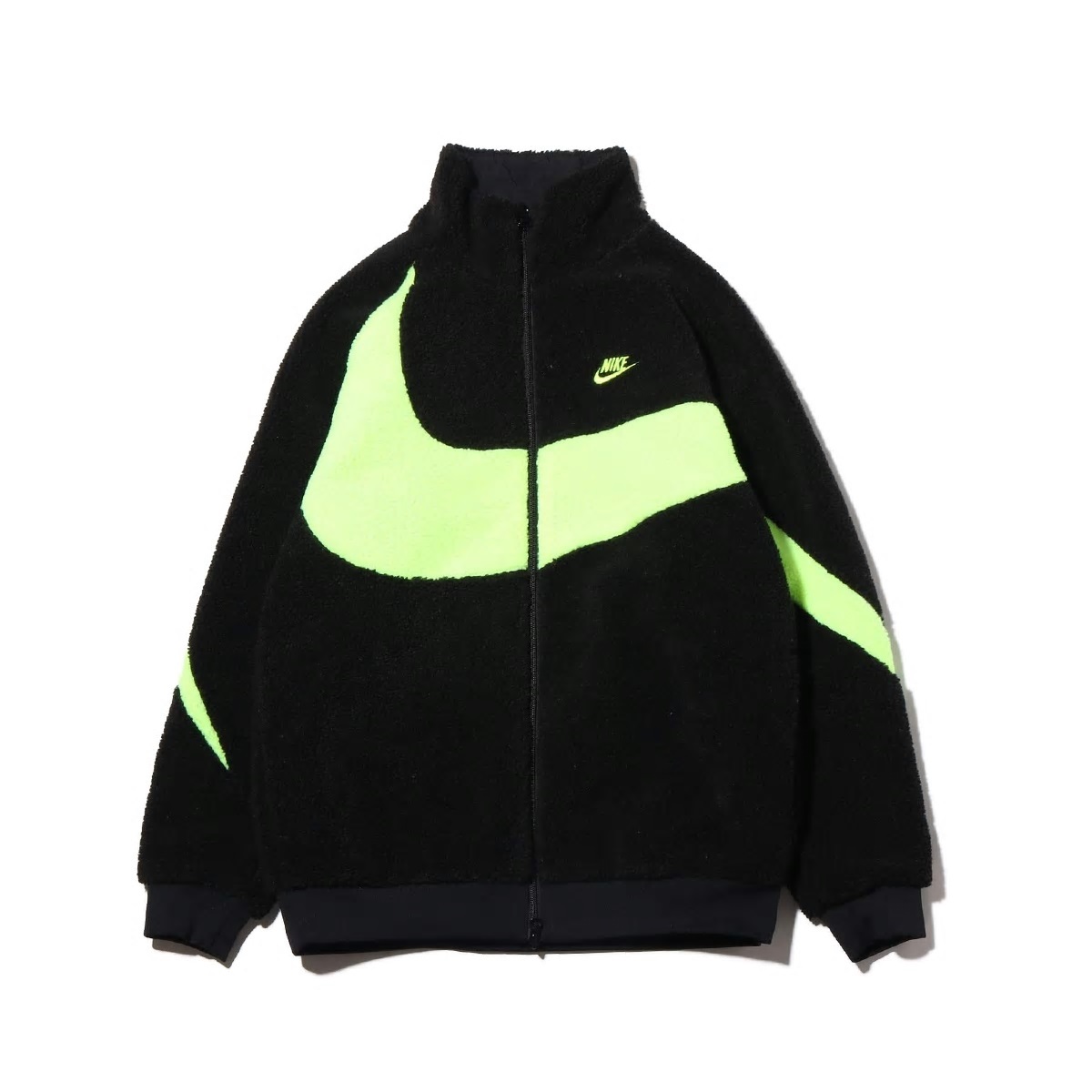 低価，品質保証 Mサイズ 国内 NIKE AS M NSW VW BIG SWOOSH BOA FULL ZIP JACKET 黒 ビッグ スウォッシュ ボア フル ジップ ジャケット BQ6546-017(ジャンパー、ブルゾン)｜売買されたオークション情報、yahooの商品情報をアー 男性用