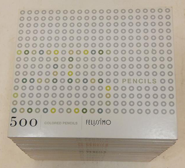 フェリシモ 色鉛筆 500色 一部使用 ほぼ 品(色鉛筆)|売買された