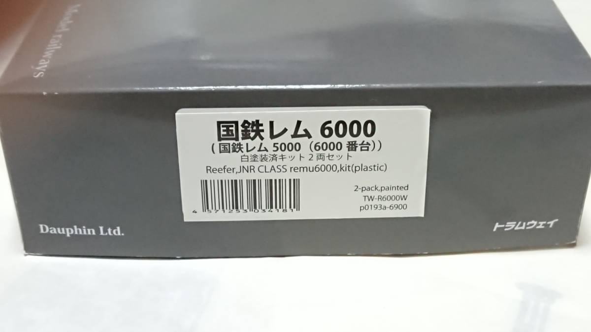 トラムウェイ 国鉄レム6000 白塗装済キット 2両セット 未使用品