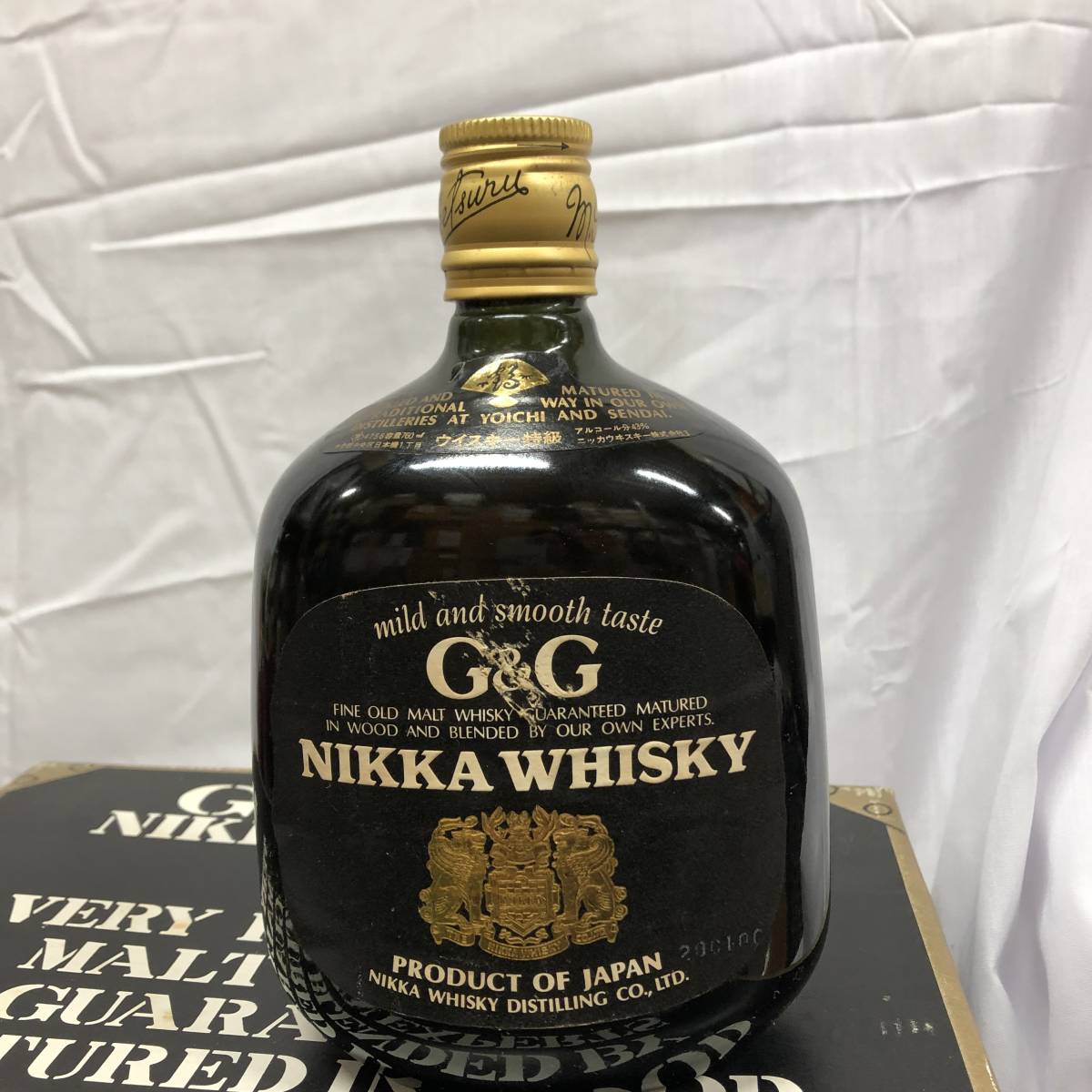 未開栓 NIKKA WHISKY ニッカウイスキー G＆G 甲冑 ニッカ G&G