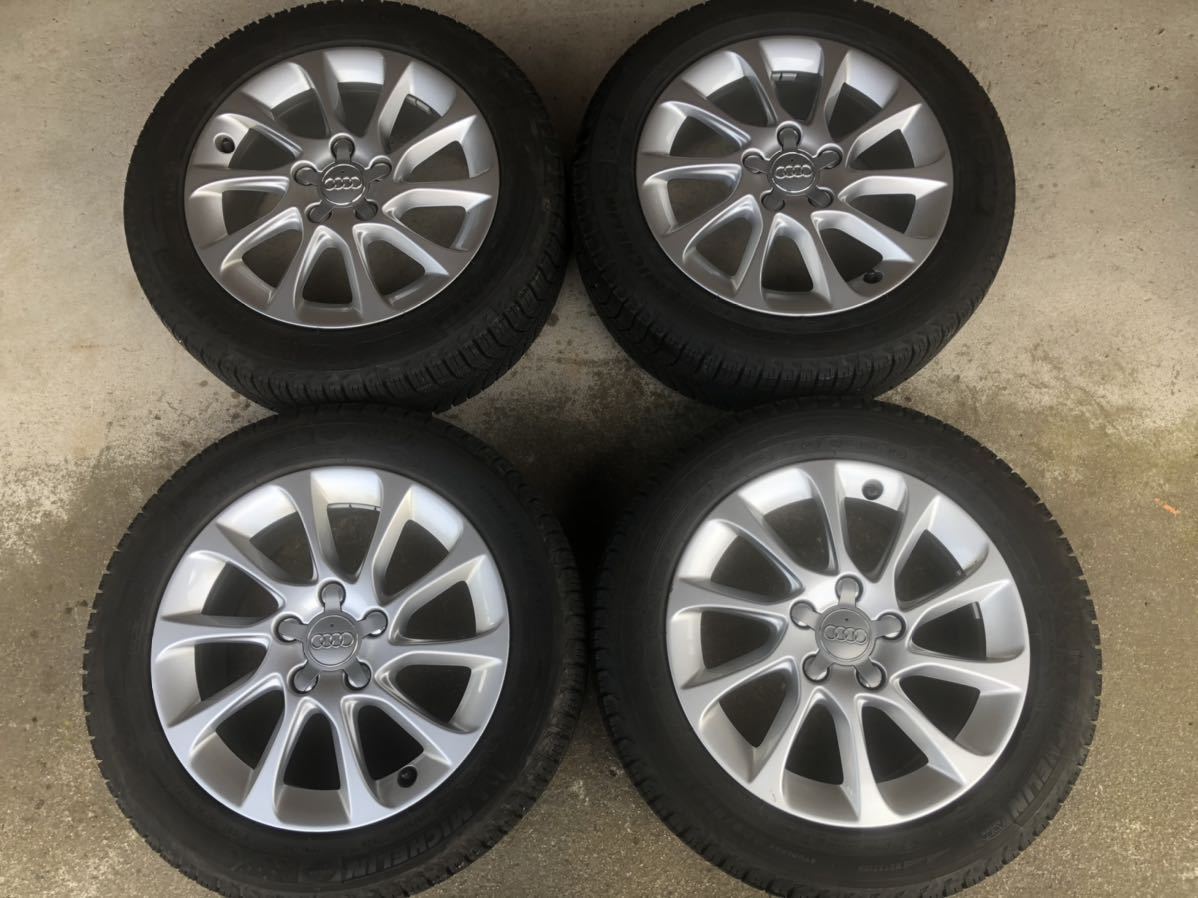  A3 8V 純正ホイール アウディ 16インチ 6.5J+46 112-5H 205/55R16スタッドレス タイヤ付き(スタッドレスタイヤ)｜売買されたオークション情報、yahooの商品情報をアーカイブ公開 - オークファン 5穴