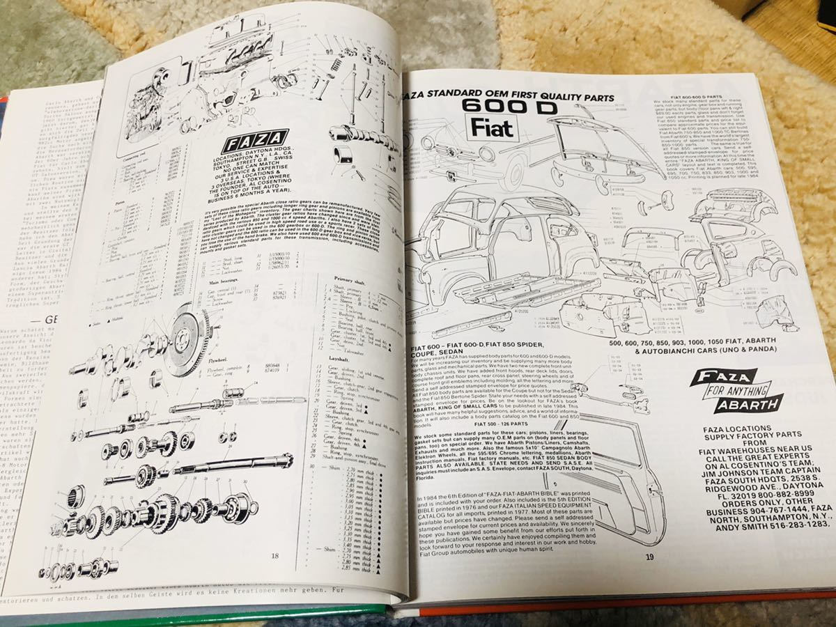 アバルト 洋書 KING OF SMALL CARS 1985 ABARTH 公式通販