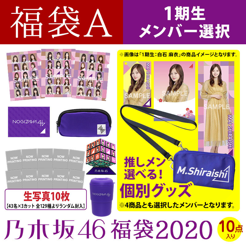 齋藤飛鳥 乃木坂46 2020年 Lucky Bag 福袋B 9点セットグッズ（個別