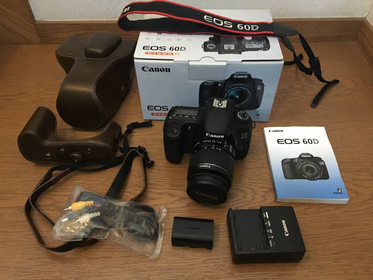 Canon EOS 60D 18-55mm レンズ キャノン カメラ 一眼レフ 属品多数 