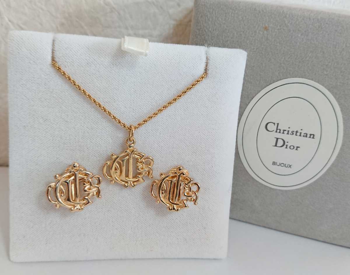 Christian Dior クリスチャン・ディオール ネックレス イヤリング