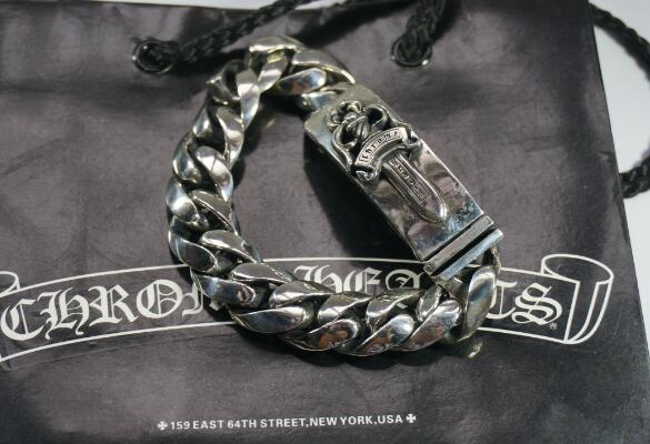 正規品 クロムハーツChromeHearts ブレスレット ダガー 正規品CHROME