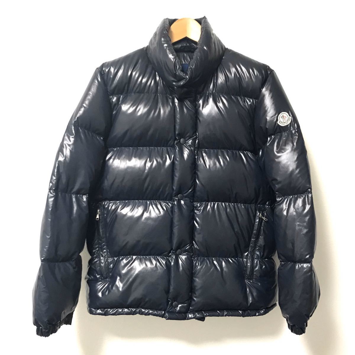 青タグMONCLER モンクレール VENICE ベニス　黒 2 ネイビー 送料込！美品○MONCLER モンクレール○青タグ期ヴェニス ダウン