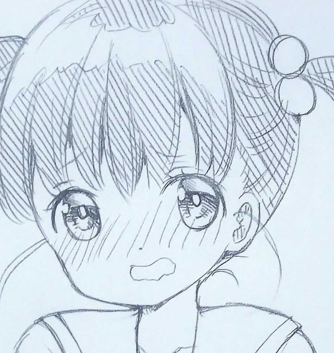 ⑧手描きイラスト/オリジナル/女の子/ラフ画/パンチラ(手描きイラスト ⑧手描きイラスト/オリジナル/女の子/ラフ画/パンチラ(手描きイラスト