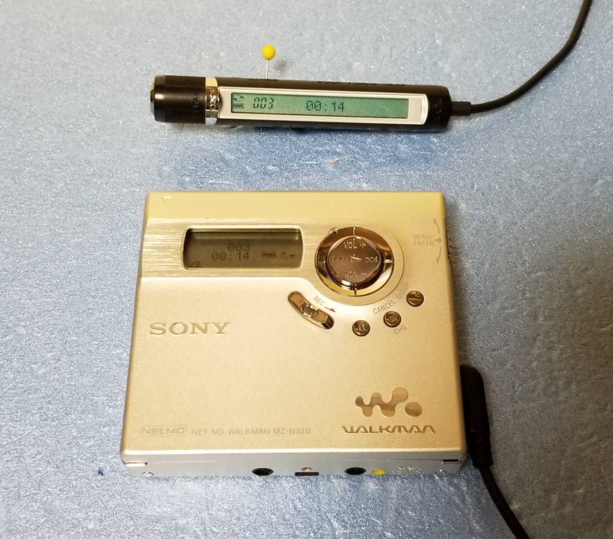 MDポータブルレコーダー SONY MZ-N920s2 NetMD MDLP対応 完動品・動作