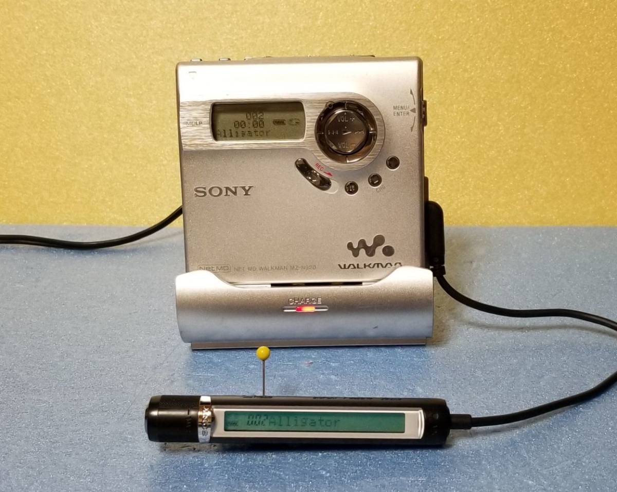 MDポータブルレコーダー SONY MZ-N920s2 NetMD MDLP対応 完動品・動作