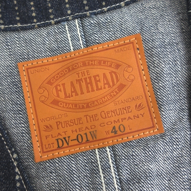 THE FLAT HEAD フラットヘッド デニムベスト DV-01W ウォバッシュ