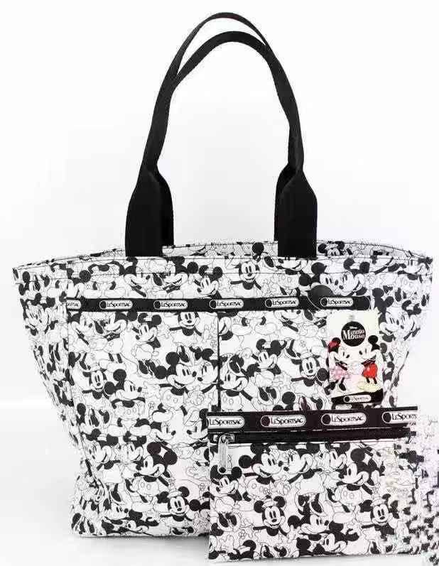 新品】LeSportsac ディズニーコラボ トートバッグ 7891 ミッキーラブズ