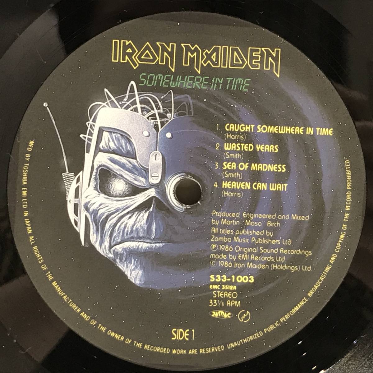 Time Somewhere Maiden Iron In in アイアン・メイデン ⁄ .com Music