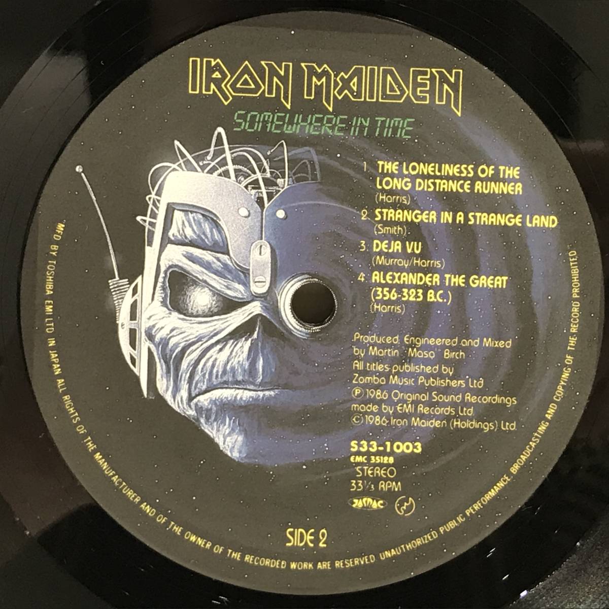 アイアンメイデン IRON MAIDEN / Somewhere In Time サムホエアイン
