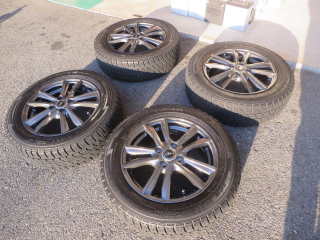 中古美品 スタッドレス 185/65R15 4本セット キューブ アクア等に 楽天 