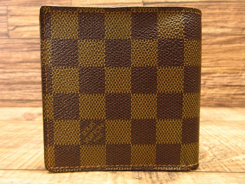 定番人気】 Louis Vuitton ルイヴィトン N61675 ダミエ ポルトフォイユ 
