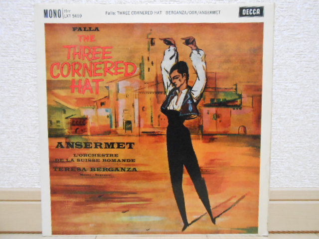 レコードです(*´∇｀)超優秀録音❗アンセルメ　ファリャ　三角帽子　聴き比べ 英 Silent Tone アンセルメ＆ベルガンサのファリャ⁄三角帽子ほか