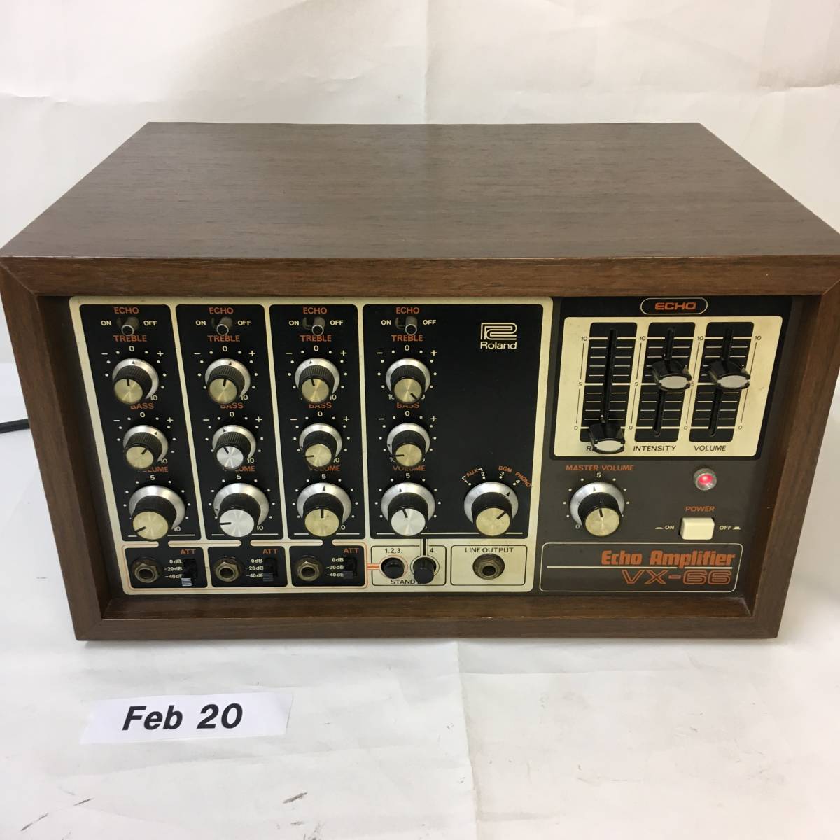 VX-66 Roland Amplifier Echo BBD Mixer USED パワードミキサー U2408