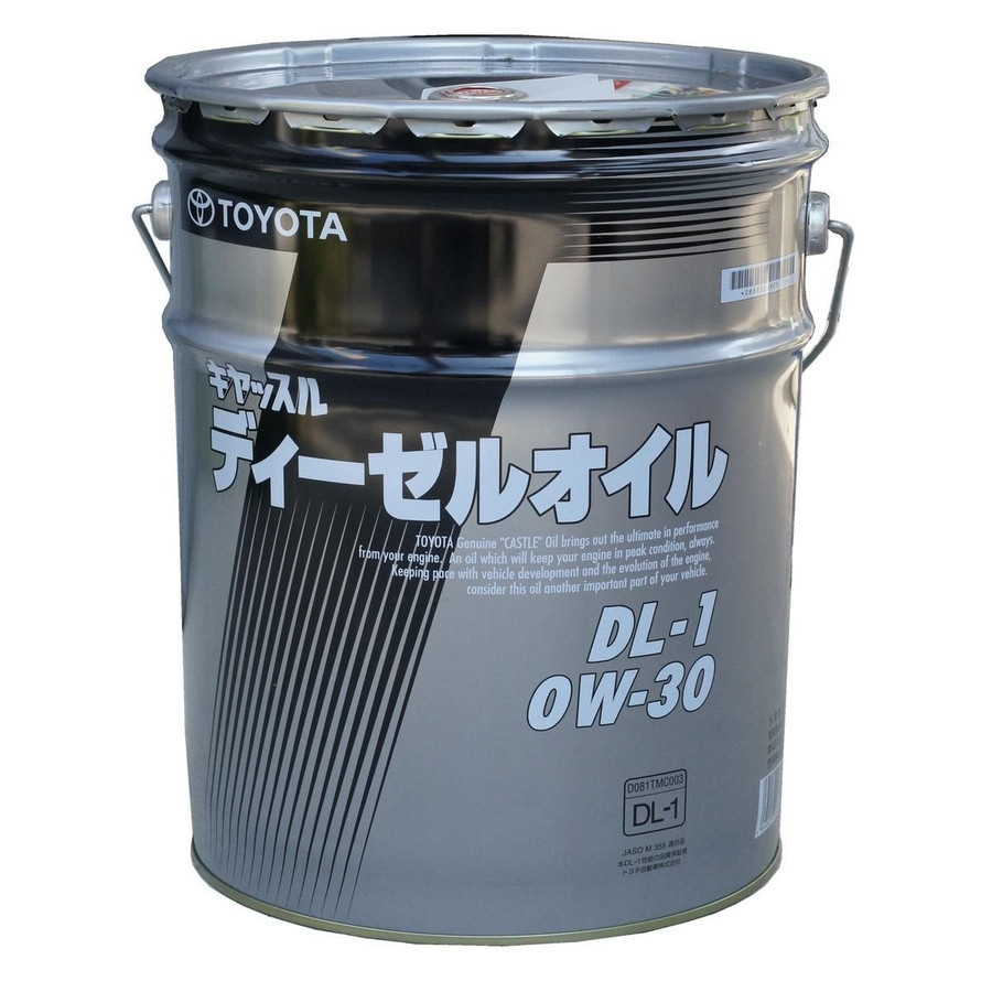 トヨタ純正 キャッスル ディーゼルエンジンオイル DL-1 0W-30 20L×1缶