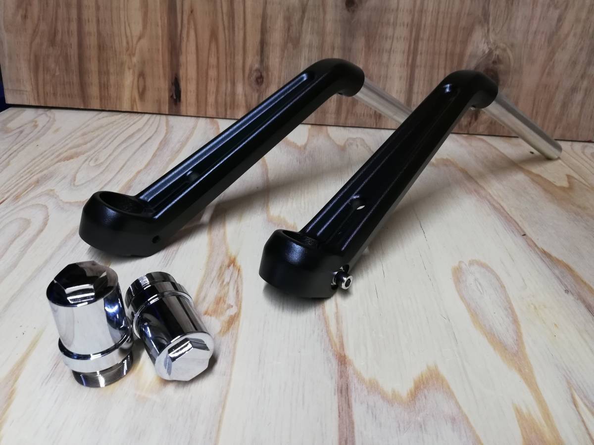 送料込み CBX1000タイプ ハンドル 黒＋延長キット③/GPZ400F用 